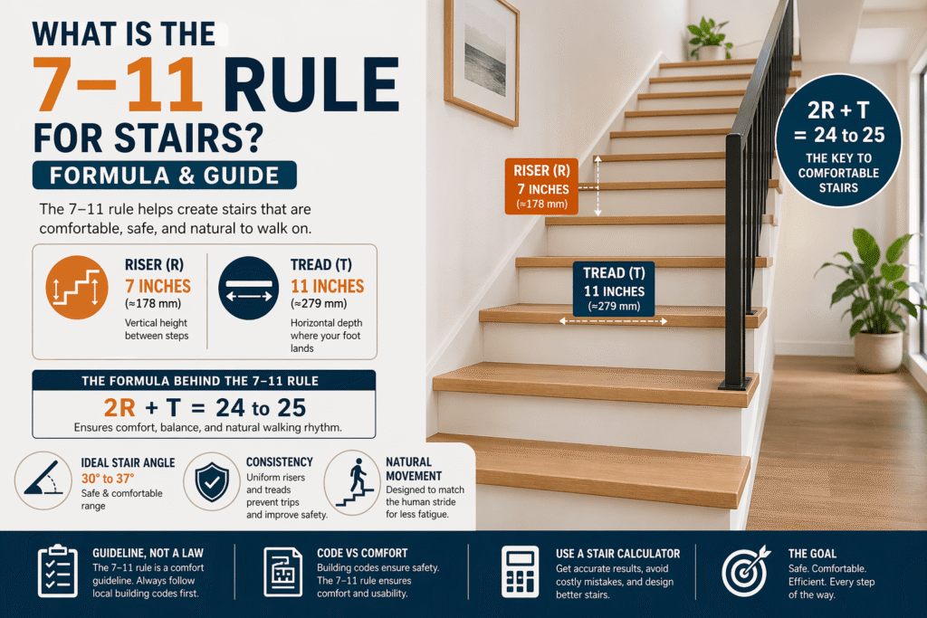 7-11 Rule for stairs